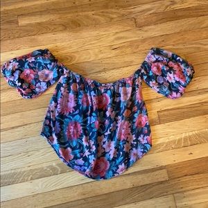 Urban Outfitters flowered blouse